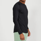 Long Sleeve Performance Cooling Shirt UPF 50 in Black