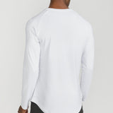 Men's Long Sleeve Lux-Tech Shirt in White