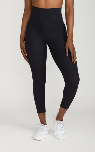 Bliss Legging 23" With Pockets in Black
