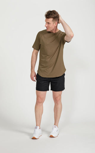 Elevate Running Short (With Liner) - Black