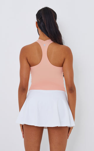 Y-Back Tank in Salmon