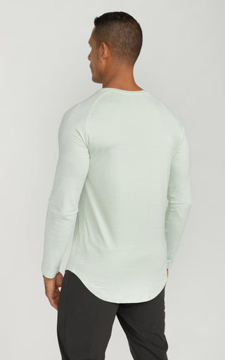 Men's Long Sleeve Lux-Tech Shirt in Dewkist