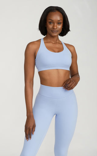 Beyond V2 Sports Bra in Serenity