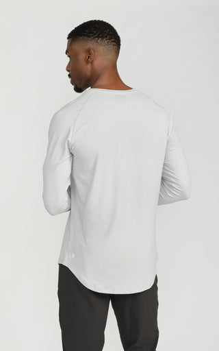 Men's Long Sleeve Lux-Tech Shirt in Lunar Rock