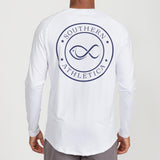 Long Sleeve Performance Cooling Shirt UPF 50 in White
