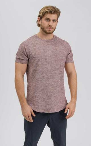 Men's Lux-Tech Shirt - Cabernet Melange