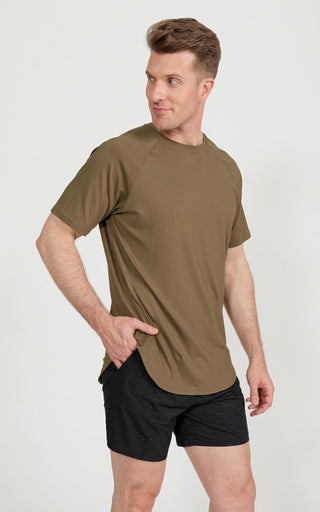 Men's Lux-Tech Shirt in Military Olive