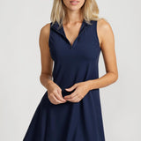 All Day Performance Dress in Navy