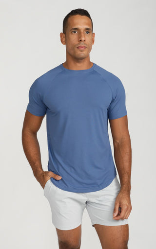 Men's Lux-Tech Shirt - Bijou Blue