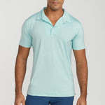 Men's Cooling Performance Golf Polo Shirt Teal