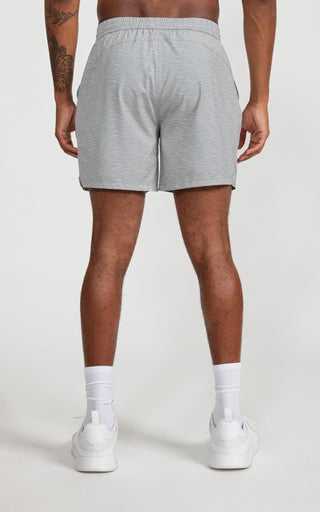 Elevate Running Short (With Liner) - Glacier Gray