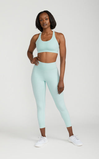 Bliss Legging 23" in Pastel Turquoise