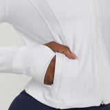 SA Cropped Contour Jacket in White