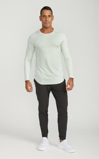 Men's Long Sleeve Lux-Tech Shirt in Dewkist