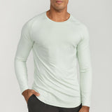 Men's Long Sleeve Lux-Tech Shirt in Dewkist