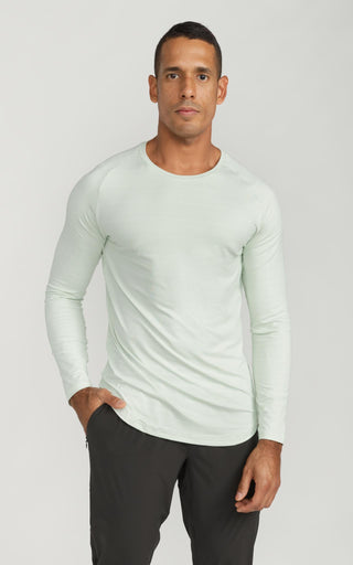 Men's Long Sleeve Lux-Tech Shirt in Dewkist