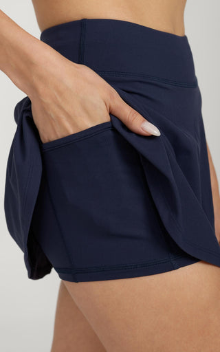 Bliss Skort 13" in Navy