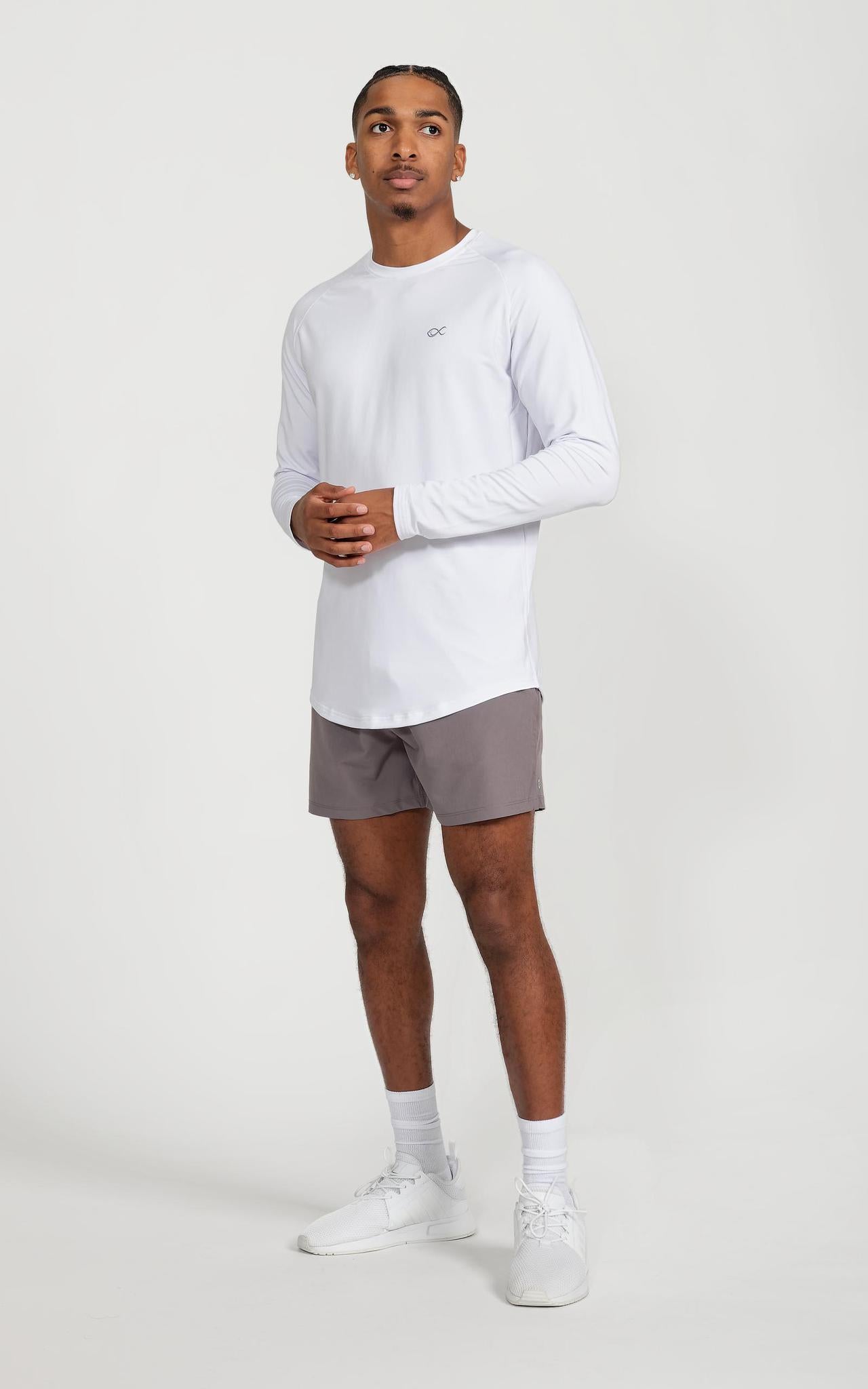 Long Sleeve Performance Cooling Shirt UPF 50 in White – Southern Athletica