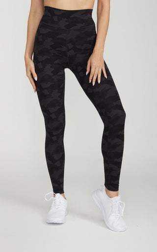 Bliss Legging 28" in Black Camo