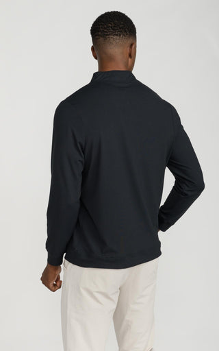 Swift-Tech Quarter Zip Jacket in Black