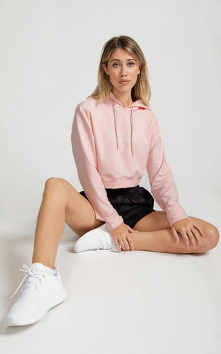 Women's Cropped Hoodie in Pinkesque