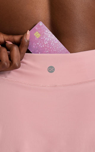 Bliss Skort 13" in Coral Blush