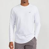 Long Sleeve Performance Cooling Shirt UPF 50 in White