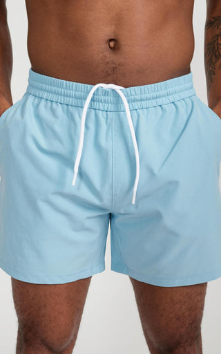 Crossover Swim Short (With Liner) - Sky Blue