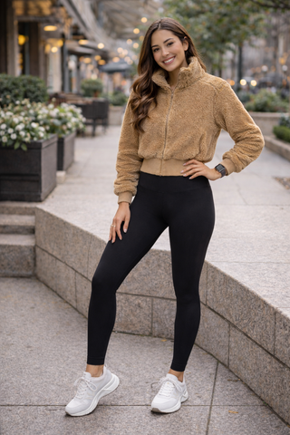 Sherpa Jacket - Teddy Bear