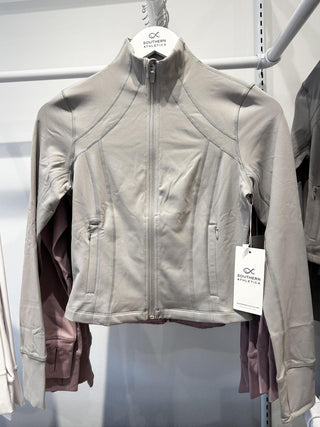 SA Cropped Contour Jacket in Frost Gray