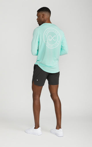 Long Sleeve Performance Cooling Shirt UPF 50 in Beach Glass