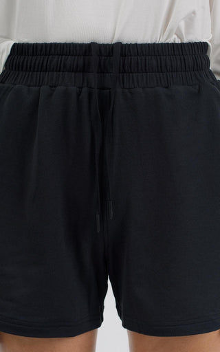 Cozy High-Rise Comfort Short - Black