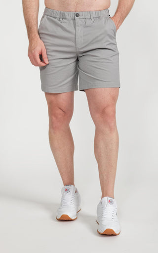 Casual Stretch Short 7” in Grey