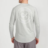 Long Sleeve Performance Cooling Shirt UPF 50 in Glacier Gray