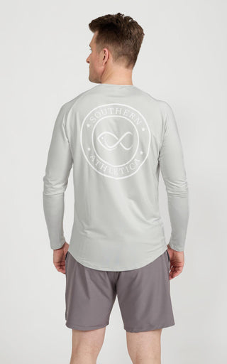 Long Sleeve Performance Cooling Shirt UPF 50 in Glacier Gray