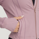 SA Cropped Contour Jacket in Elderberry