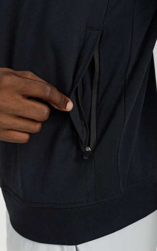 Adapt Full Zip Jacket in Black