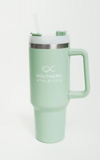 SA 40-oz Tumbler with Handle, Straw, and Lid