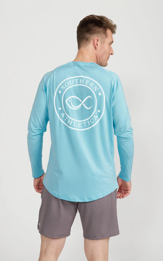 Long Sleeve Performance Cooling Shirt UPF 50 in Island Paradise