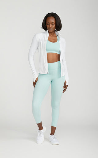 Bliss Legging 23" in Pastel Turquoise