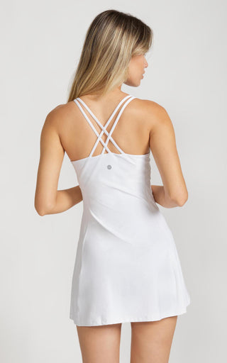 On The Go Dress in White