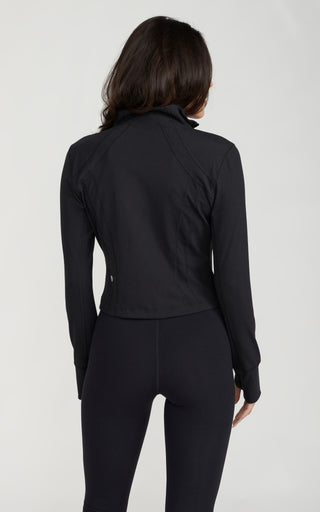 SA Cropped Contour Jacket in Black