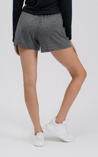 Cozy High-Rise Comfort Short - Charcoal Gray