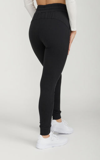 Premium High-Rise Jogger 29" in Black