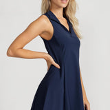 All Day Performance Dress in Navy