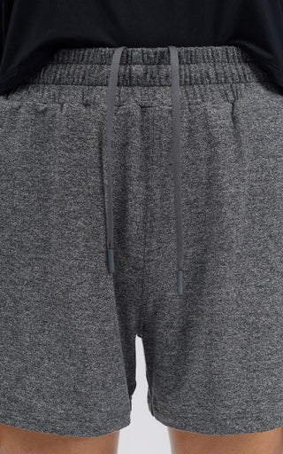 Cozy High-Rise Comfort Short - Charcoal Gray