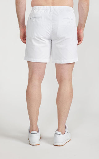 Casual Stretch Short 7” in White