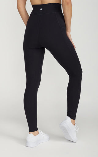 Bliss Legging 28" With Pockets in Black