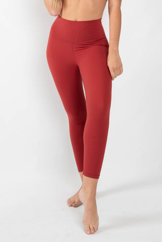 Bliss Legging 23" in Red Dahlia