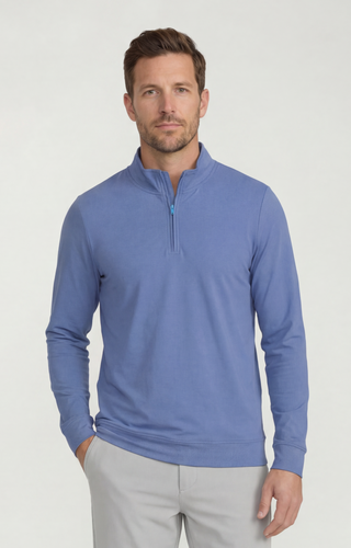 Swift-Tech Quarter Zip Jacket in Bijou Blue